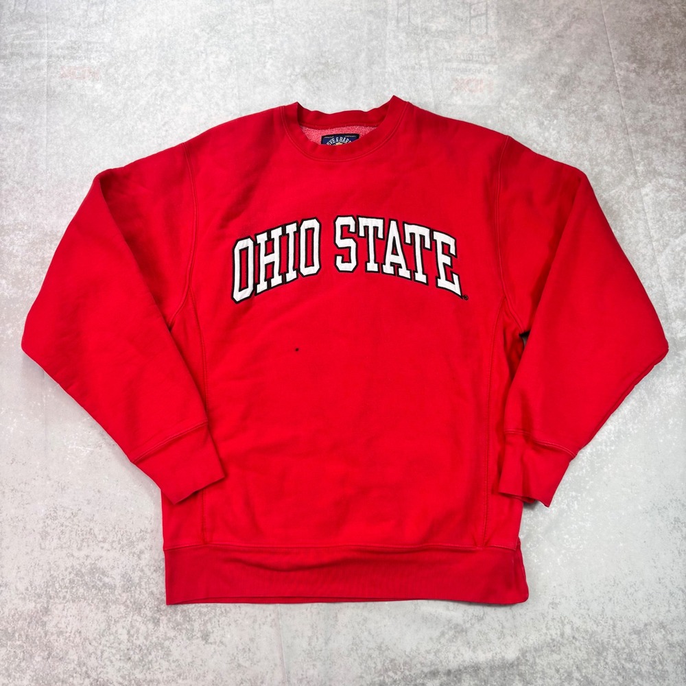 Ohio State Buckeyes Sweatshirt Steve & Barry's Crewneck Red College XL